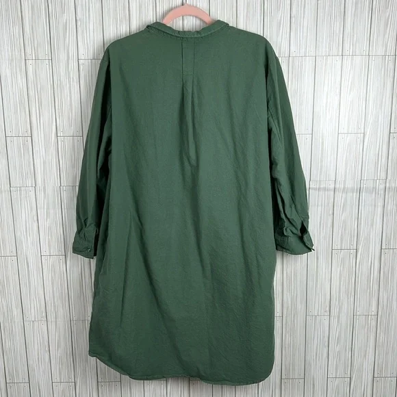 Pomander Place Tuckernuck Women’s Green Polly Shift Dress‎ w/Pockets Size XXL